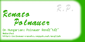 renato polnauer business card